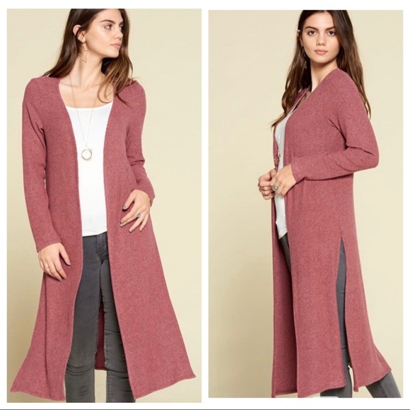 NEW! Casual Longline Cardigan! - Picture 1 of 6